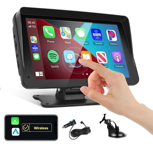 Pantalla Inteligente de 7" con CarPlay y Android